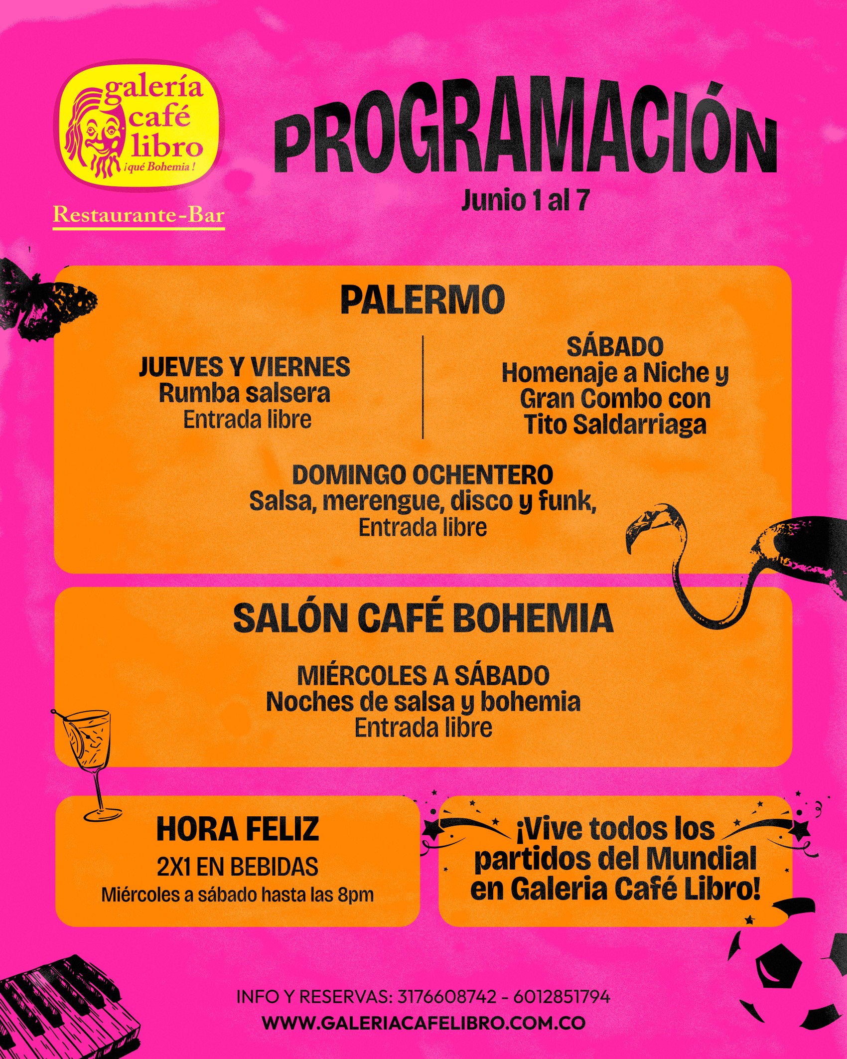 Noticias - Galería Café Libro Programación Semanal Palermo