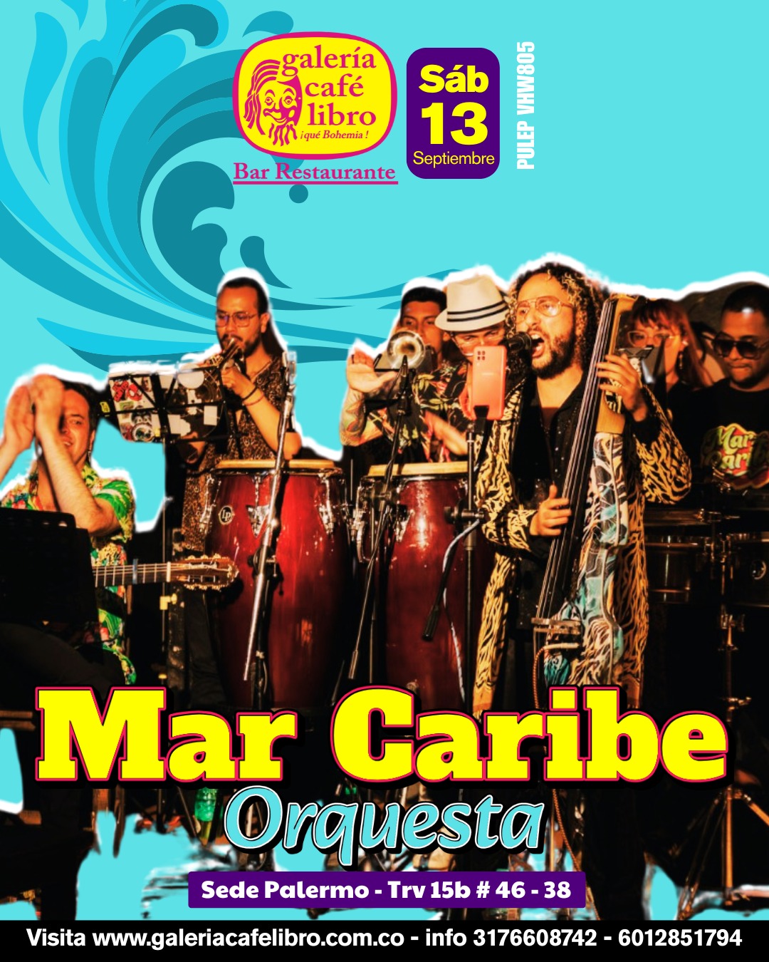 Evento - Galería Café Libro - Programación Mar Caribe Orquesta