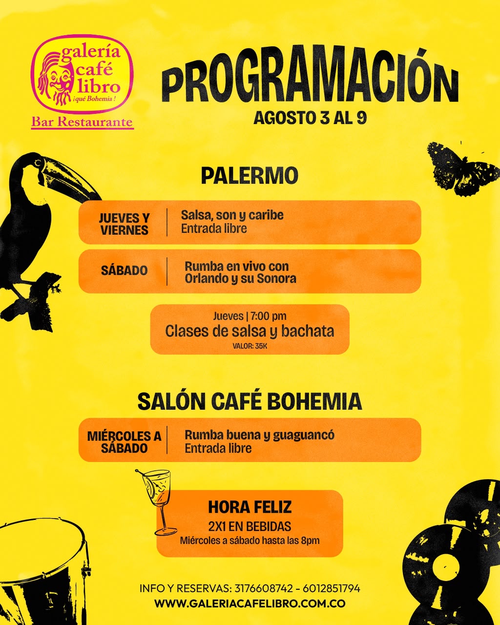 Noticia - Galería Café Libro Programación Semanal Palermo