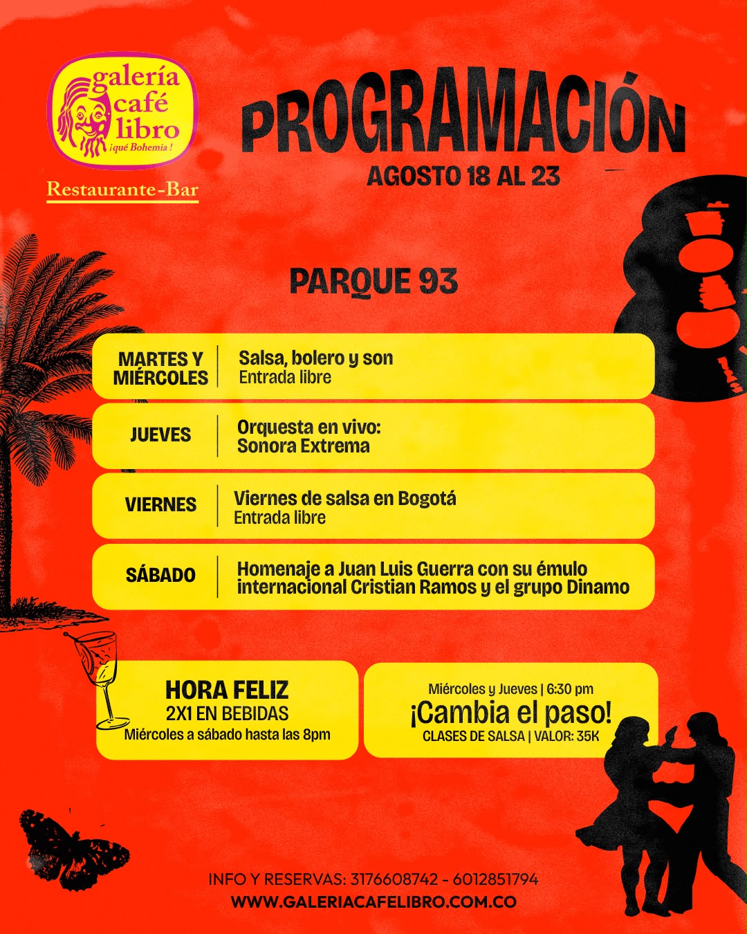 Noticias - Galería Café Libro Programación Semanal 93