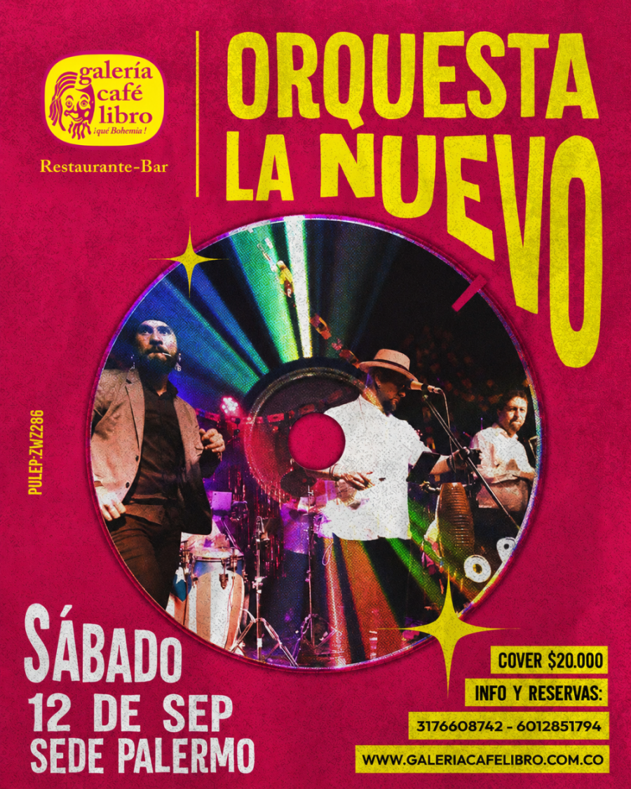 Evento - Galería Café Libro - Programación Orquesta Lo Nuevo