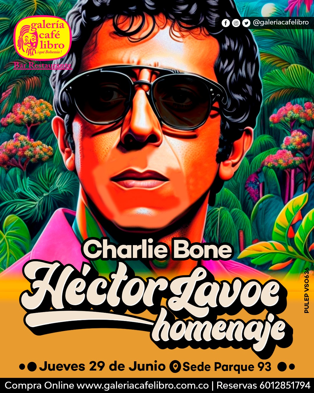 Imagen promoción Charlie Bone "Homenaje a H&eacute;ctor Lavoe"