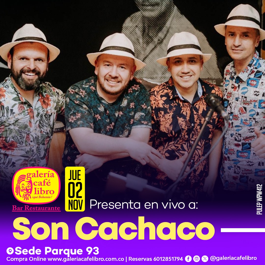 Imagen promoción Orquesta en vivo " Son Cachaco"