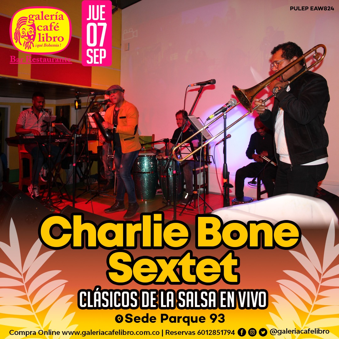 Imagen promoción Charlie Bone Sextet