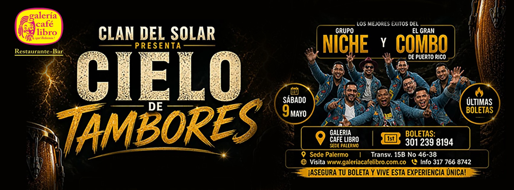 Galería Café Libro - Banner EL CLAN DEL SOLAR