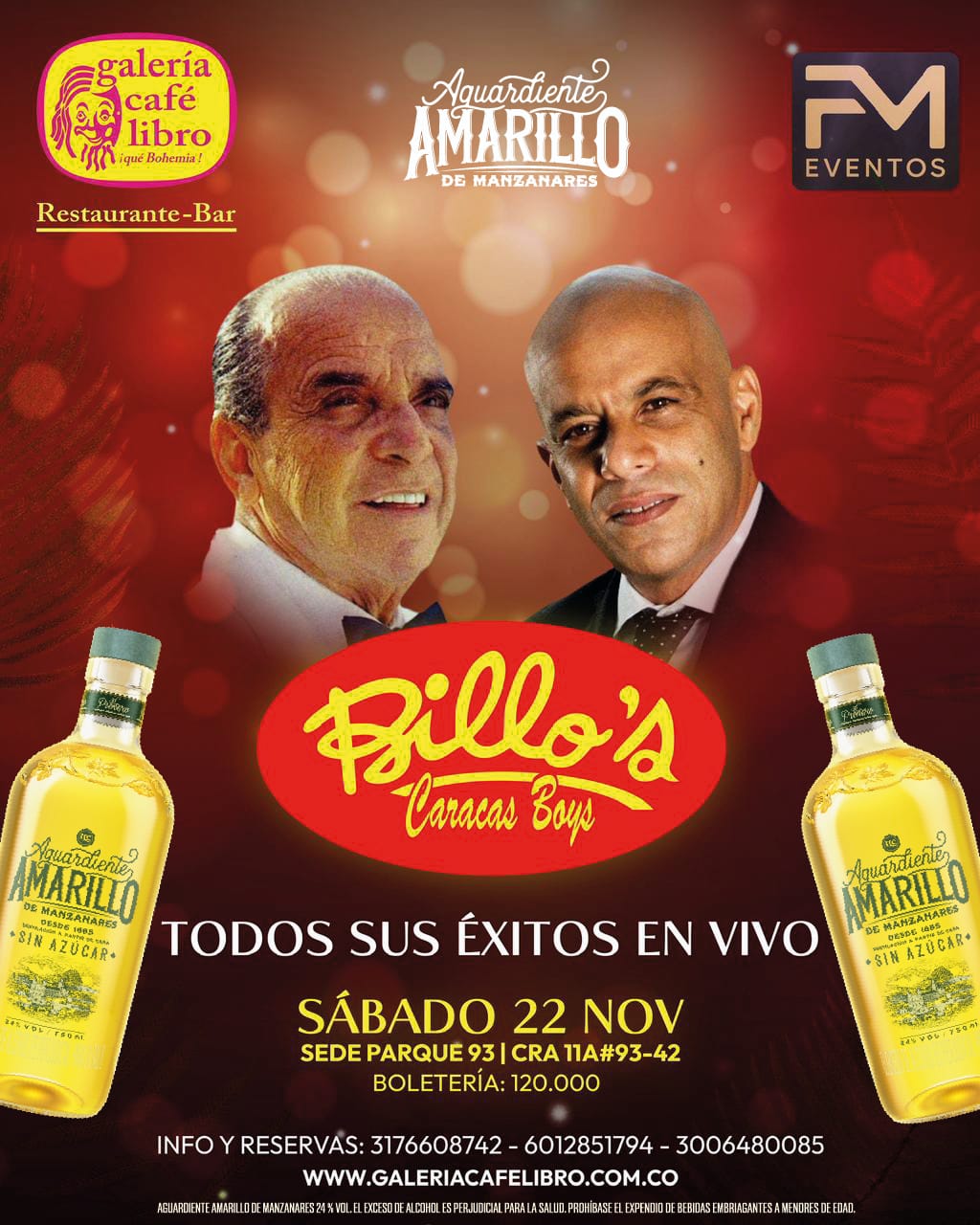 Imagen promoción Billo’s Caracas Boys