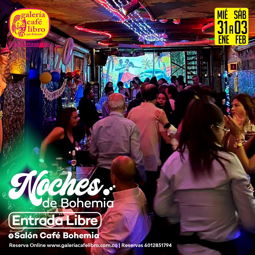 Imagen promoción Sal&oacute;n Caf&eacute; Bohemia "Entrada Libre"