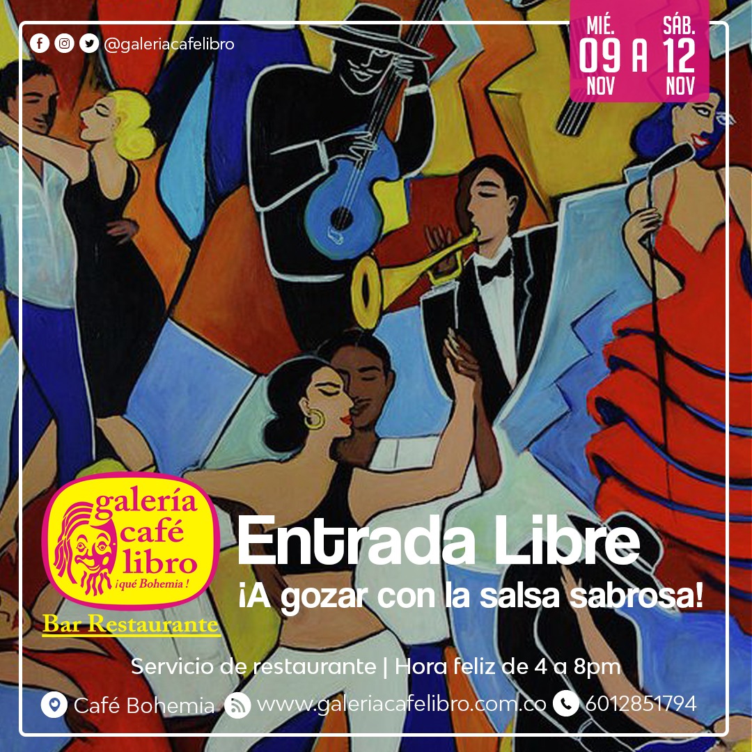 Imagen promoción ENTRADA LIBRE SAL&Oacute;N CAF&Eacute; BOHEMIA