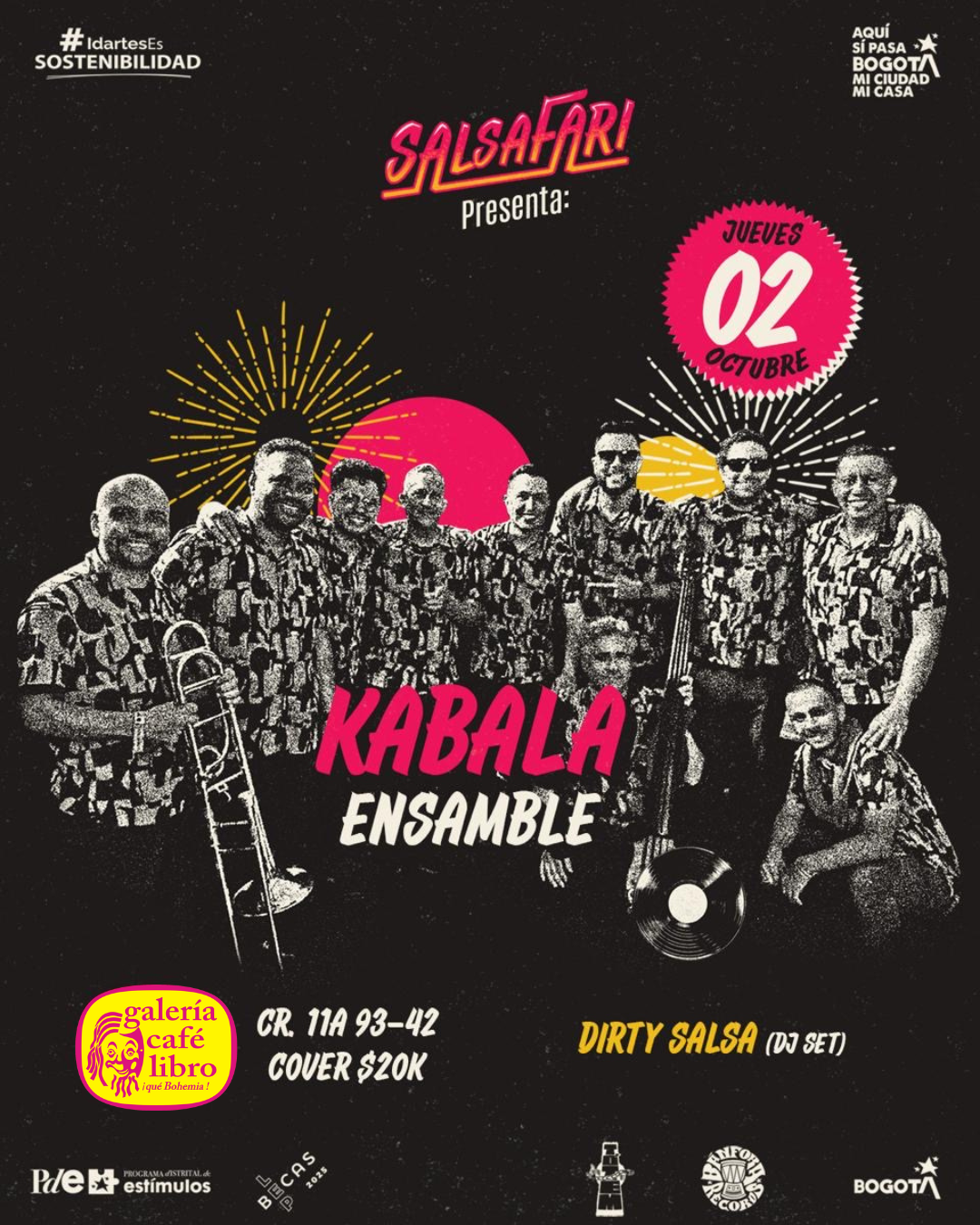 Imagen promoción Salsafari presenta "Kabala Ensamble"