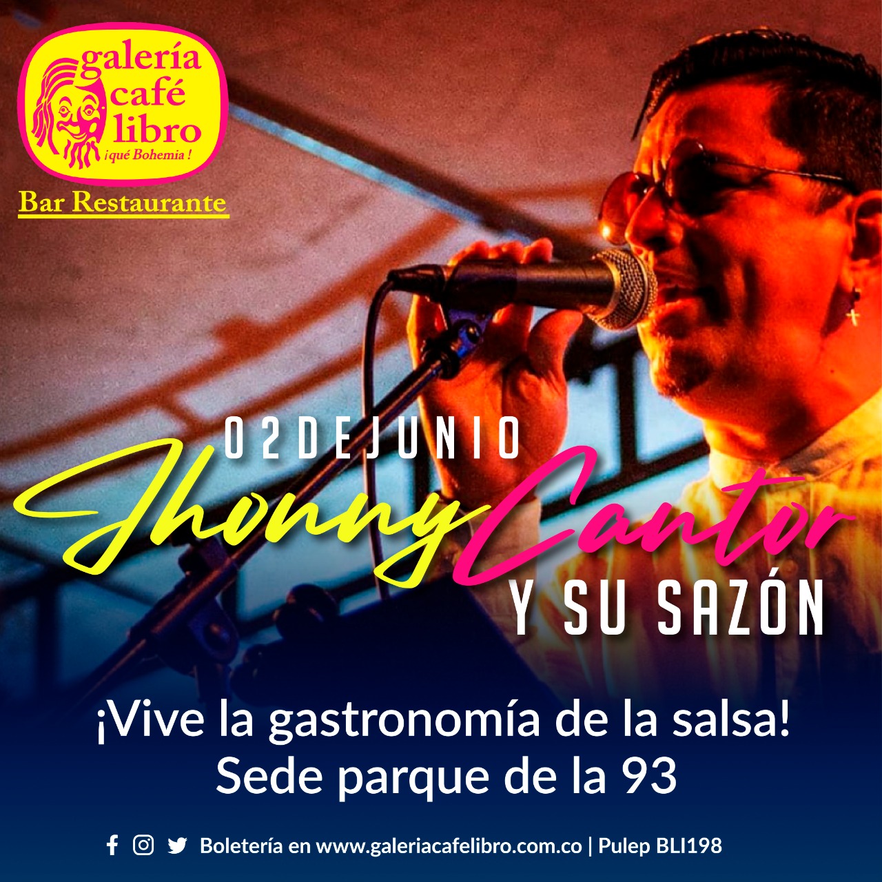 Imagen promoción Jhonny Cantor y su Sazón