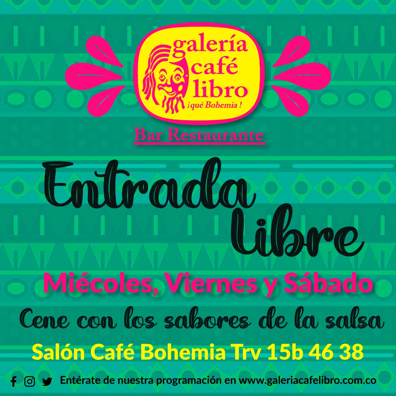 Imagen promoción Sal&oacute;n Caf&eacute; Bohemia