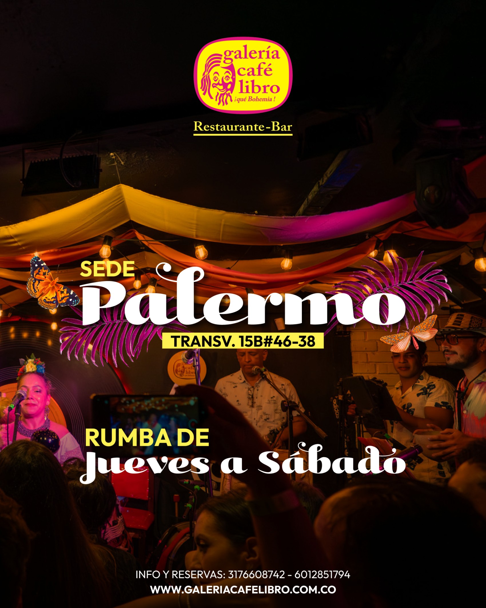 Evento - Galería Café Libro - Programación Sede Palermo "Entrada Libre"