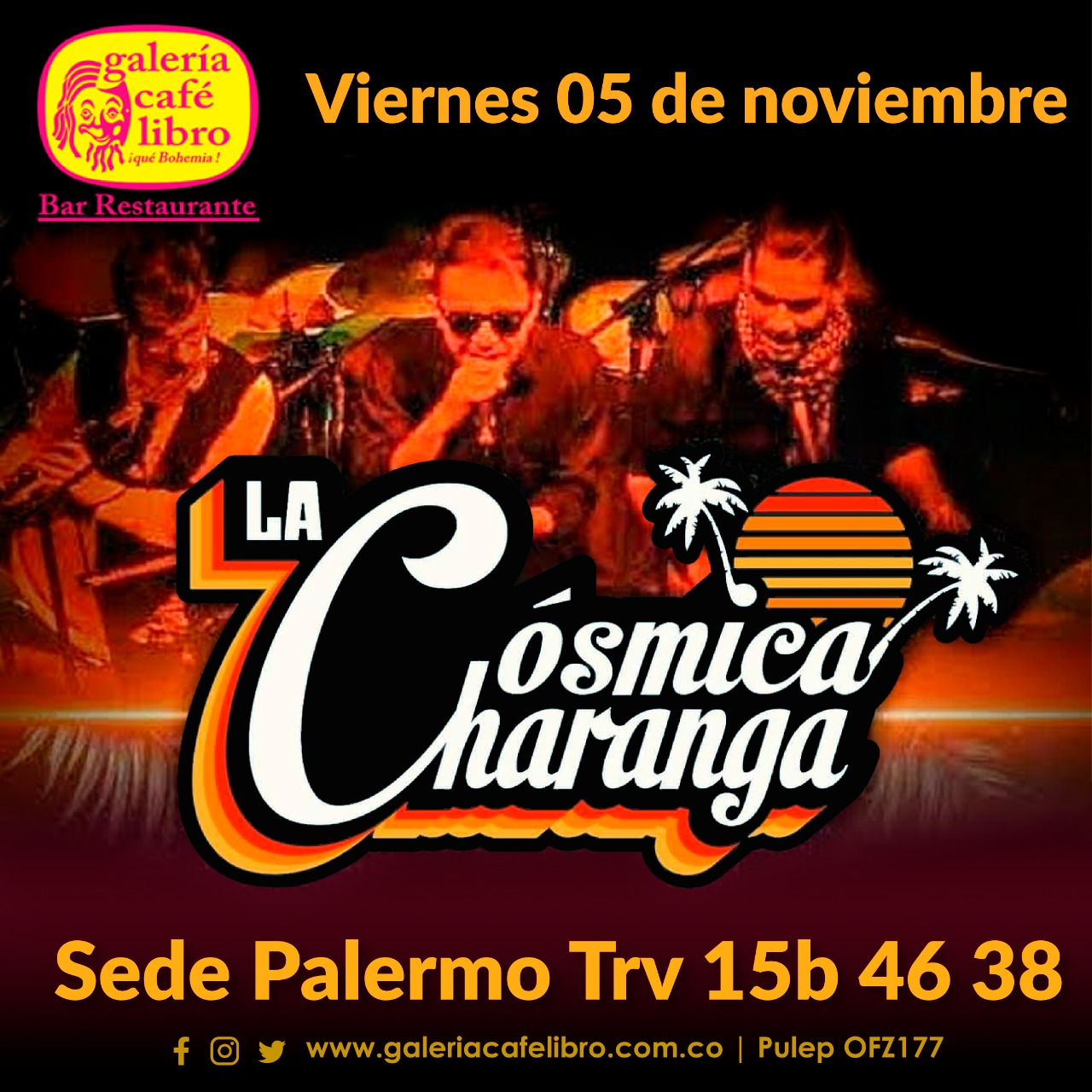 Imagen promoción LA C&Oacute;SMICA CHARANGA