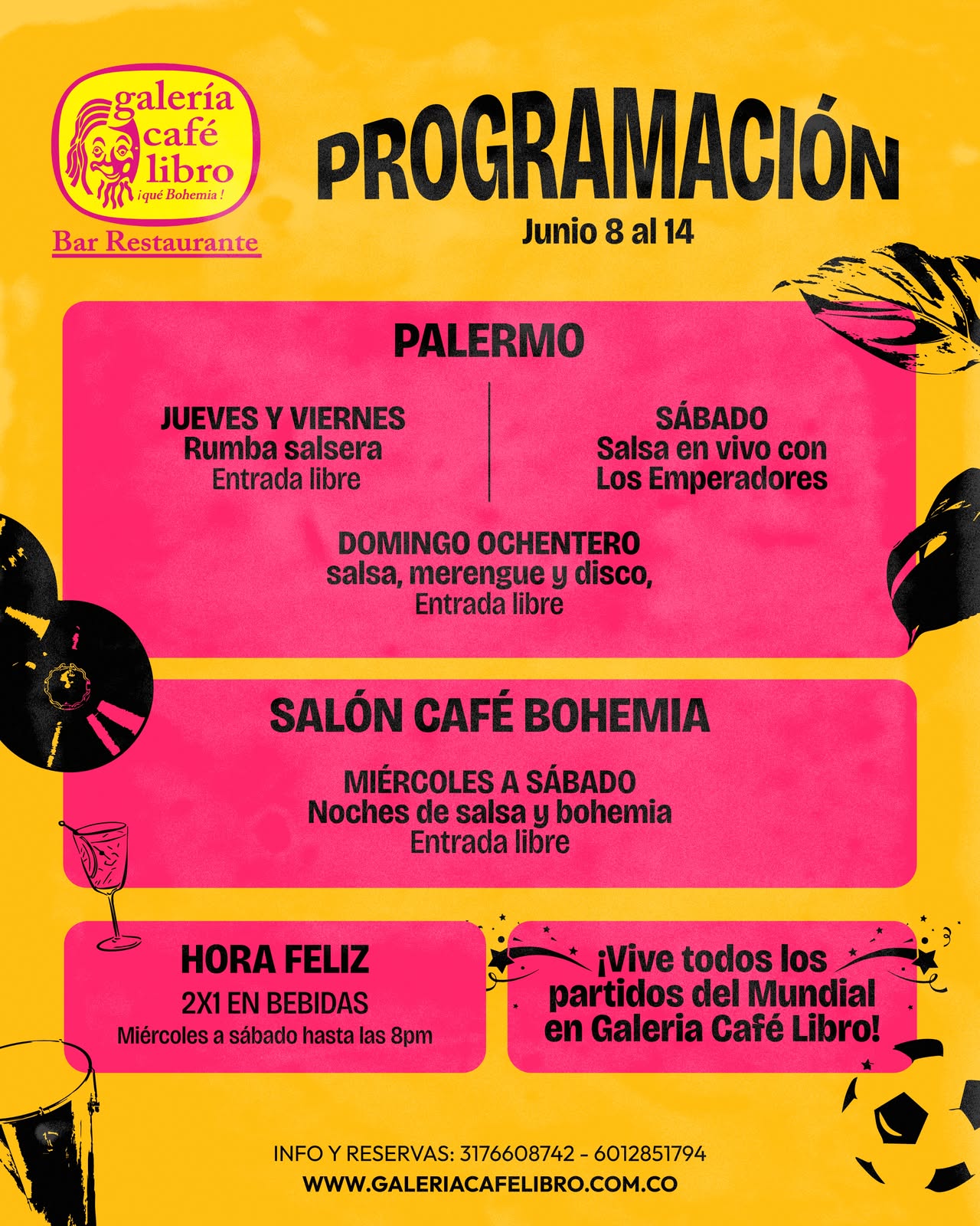 Noticias - Galería Café Libro Programación Semanal Palermo