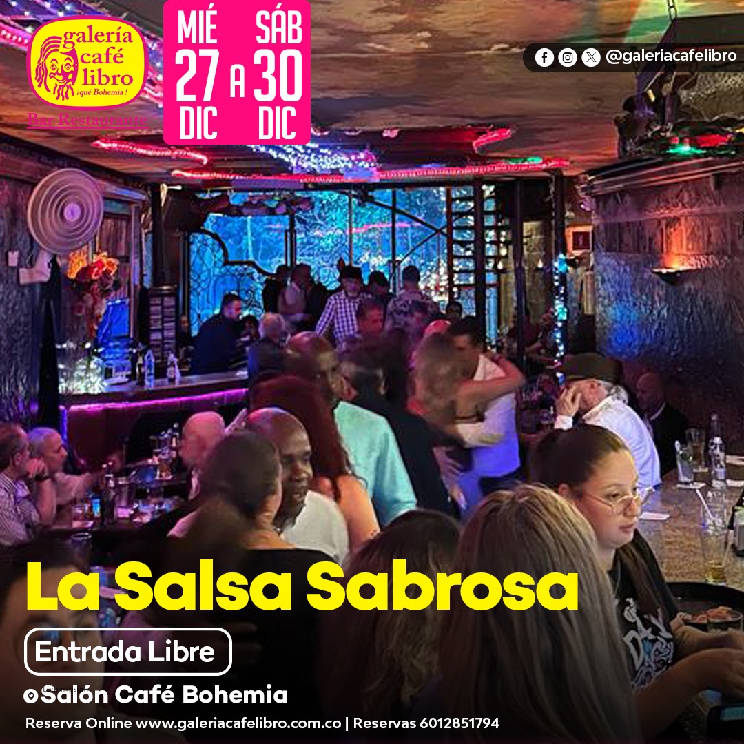 Imagen promoción Sal&oacute;n Caf&eacute; Bohemia "Entrada Libre"