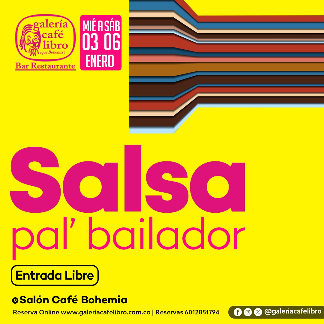 Imagen promoción Sal&oacute;n Caf&eacute; Bohemia "Entrada Libre"