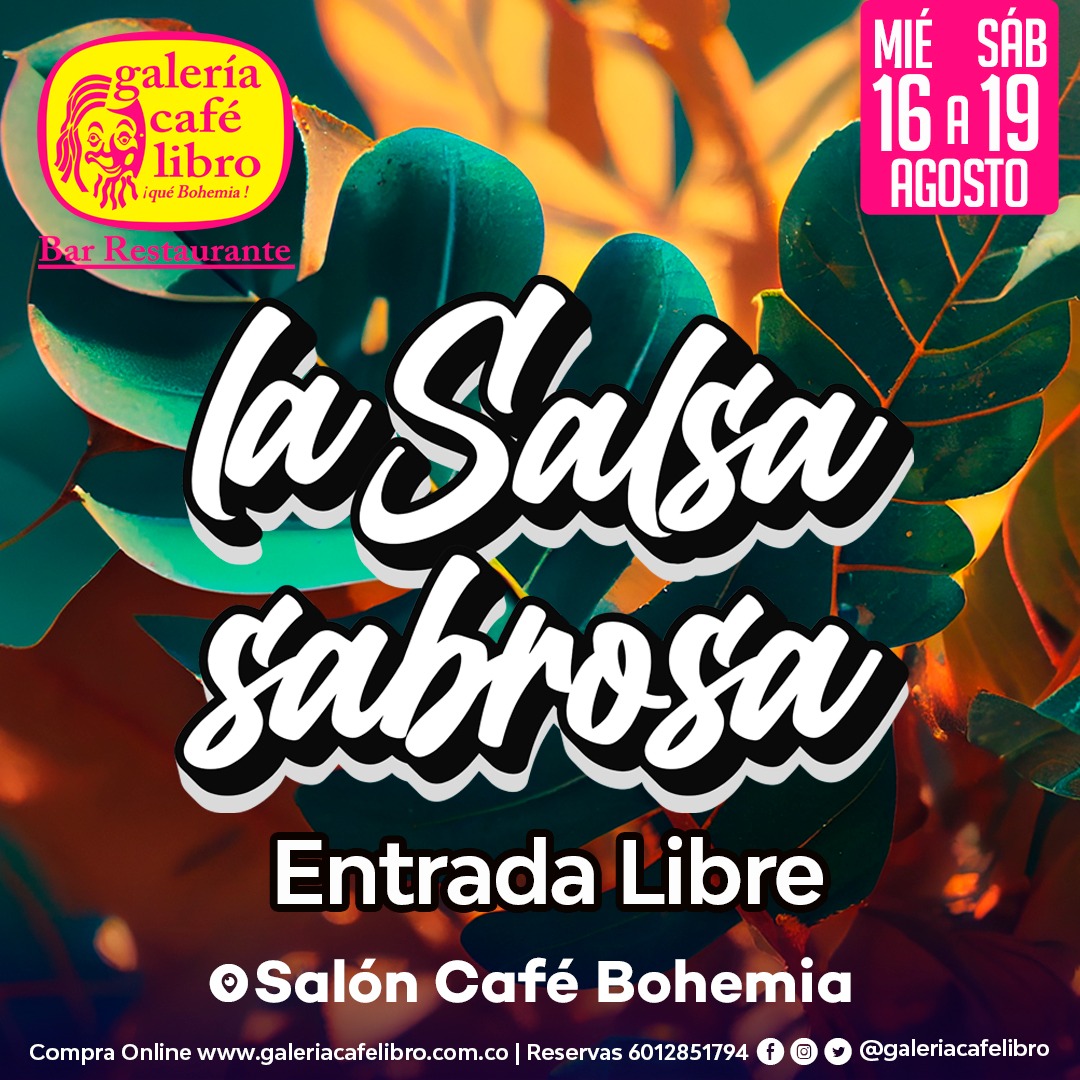 Imagen promoción Sal&oacute;n Caf&eacute; Bohemia "Entrada Libre"