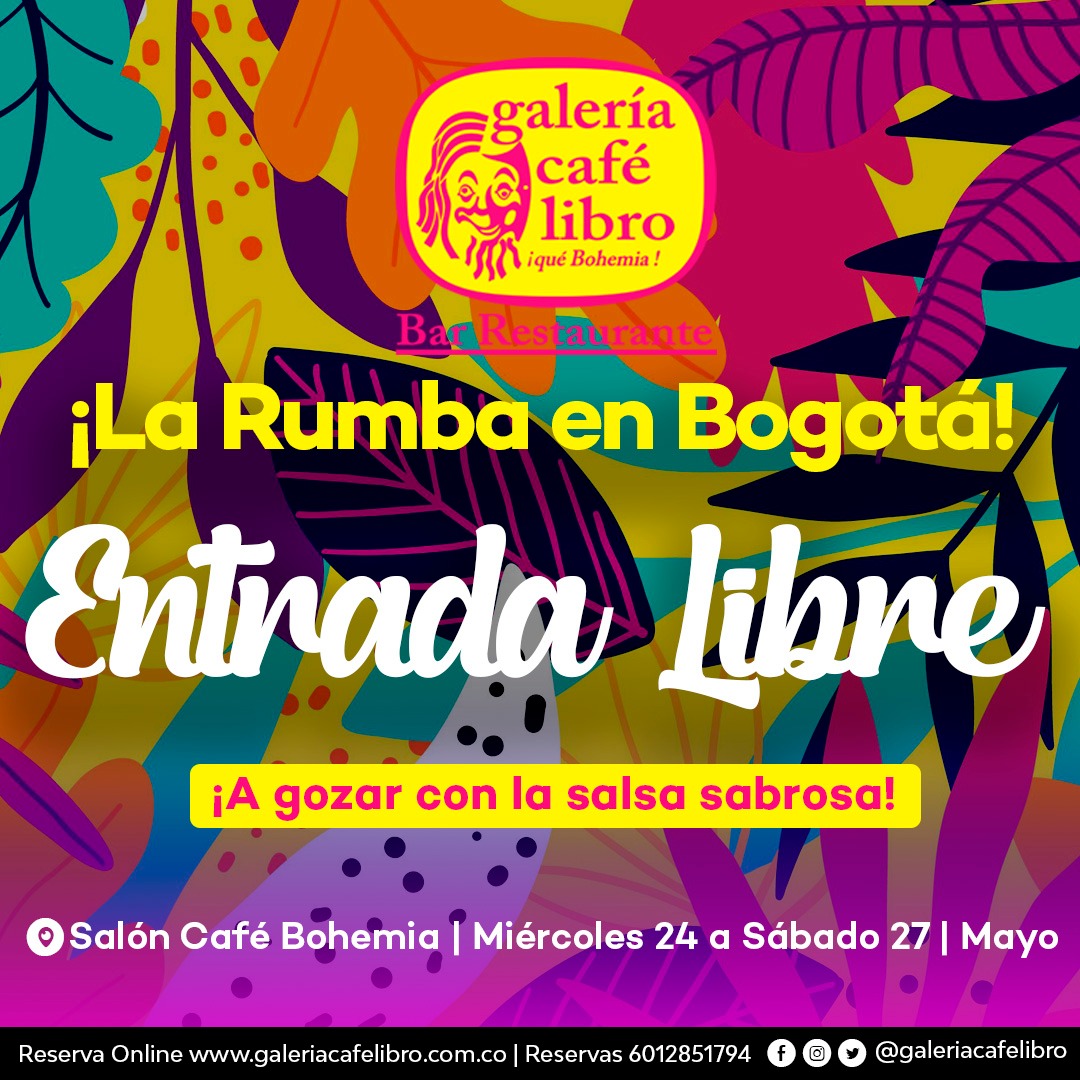 Imagen promoción SAL&Oacute;N CAF&Eacute; BOHEMIA "ENTRADA LIBRE"