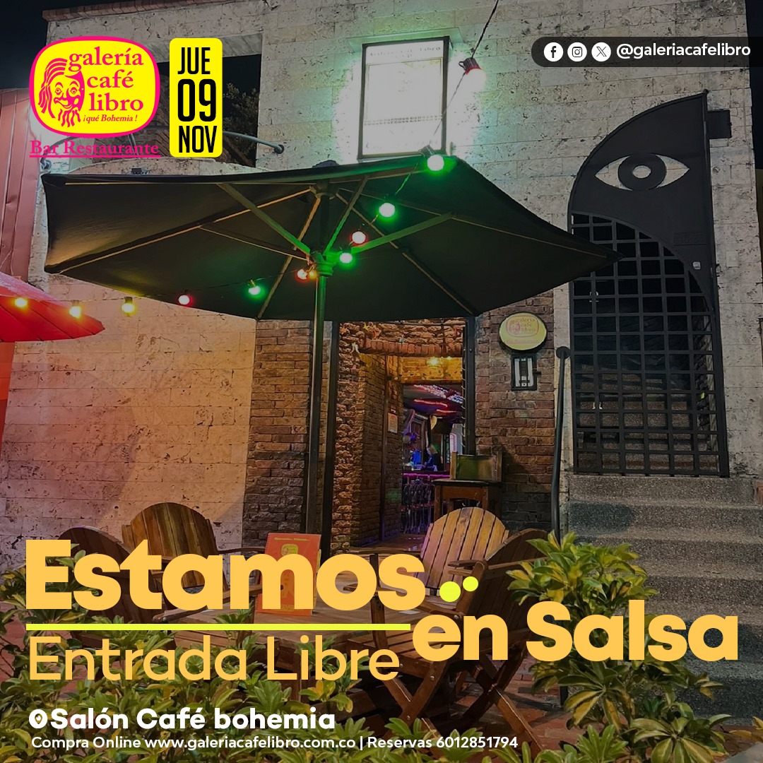 Imagen promoción Sal&oacute;n Caf&eacute; Bohemia "Entrada Libre"