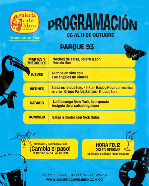 Programaci&oacute;n semanal sede 93