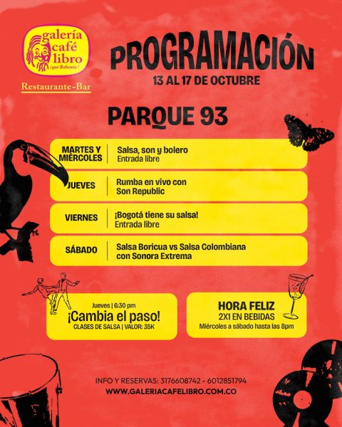 Programaci&oacute;n semanal sede 93