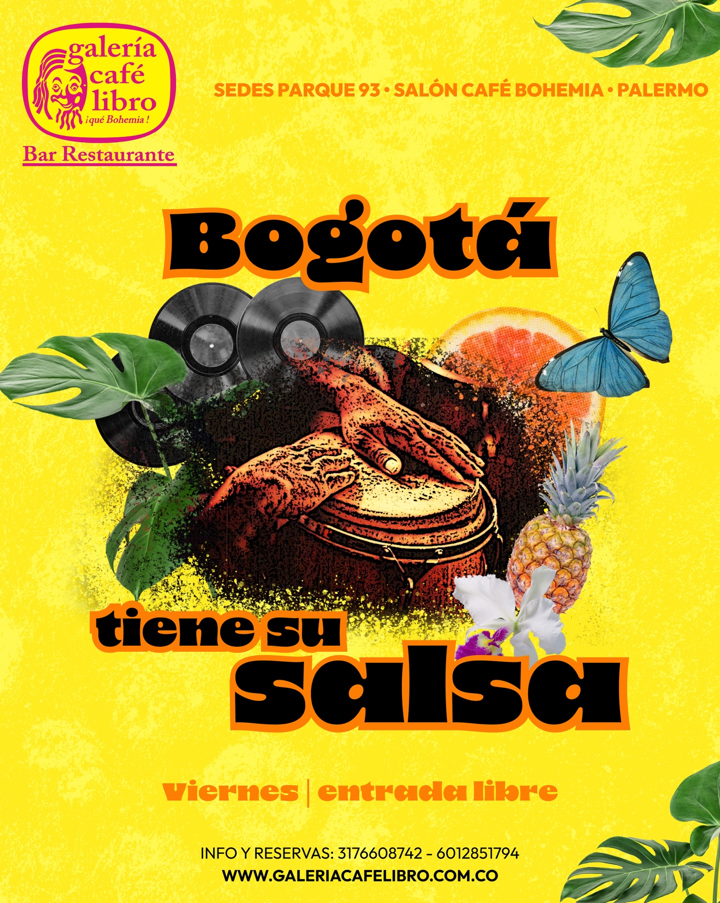 Evento - Galería Café Libro - Programación Bogotá tiene su salsa