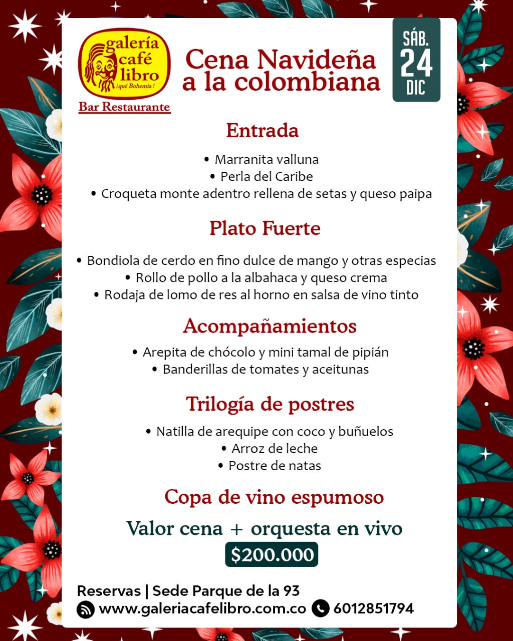 Imagen promoción Cena Navide&ntilde;a