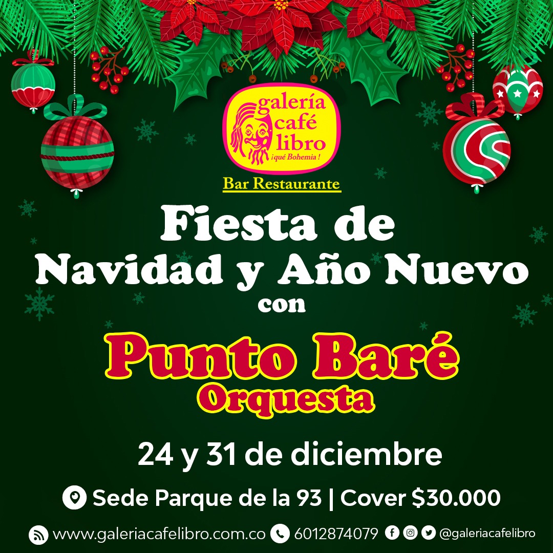 Imagen promoción Fiesta de A&ntilde;o Nuevo con Punto Bare