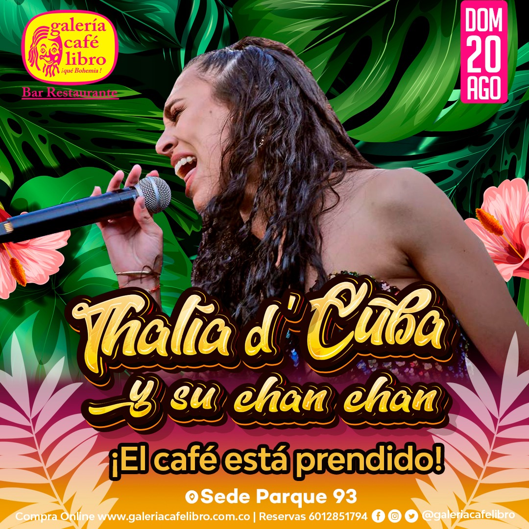 Imagen promoción Thalia d&acute;Cuba y su Chan Chan