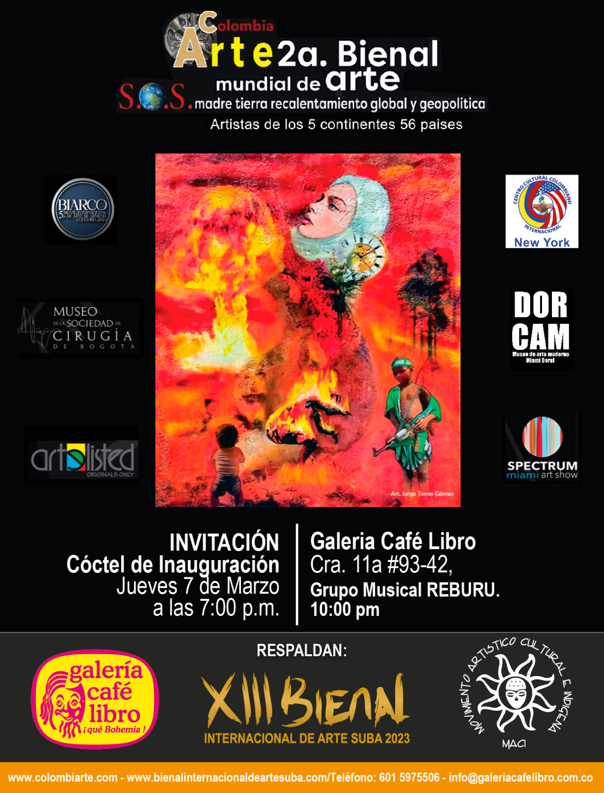 Imagen promoción II Bienal de arte &lsquo;SOS Madre Tierra&rsquo;