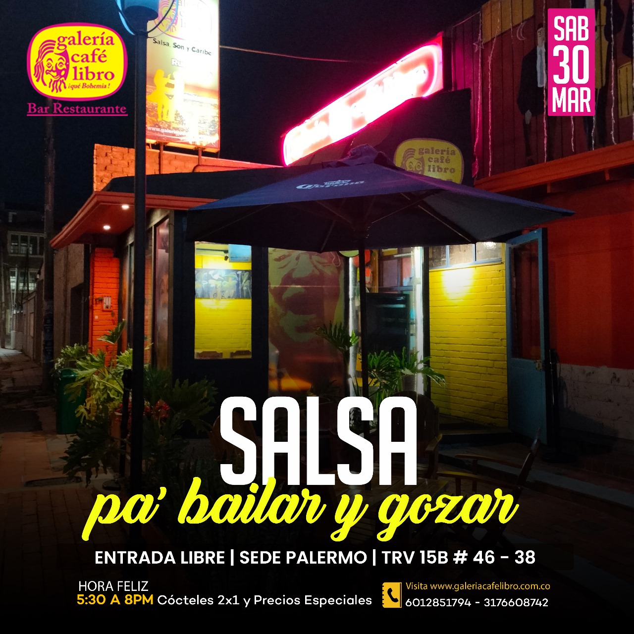 Imagen promoción Sede Palermo "Sábado Entrada Libre"