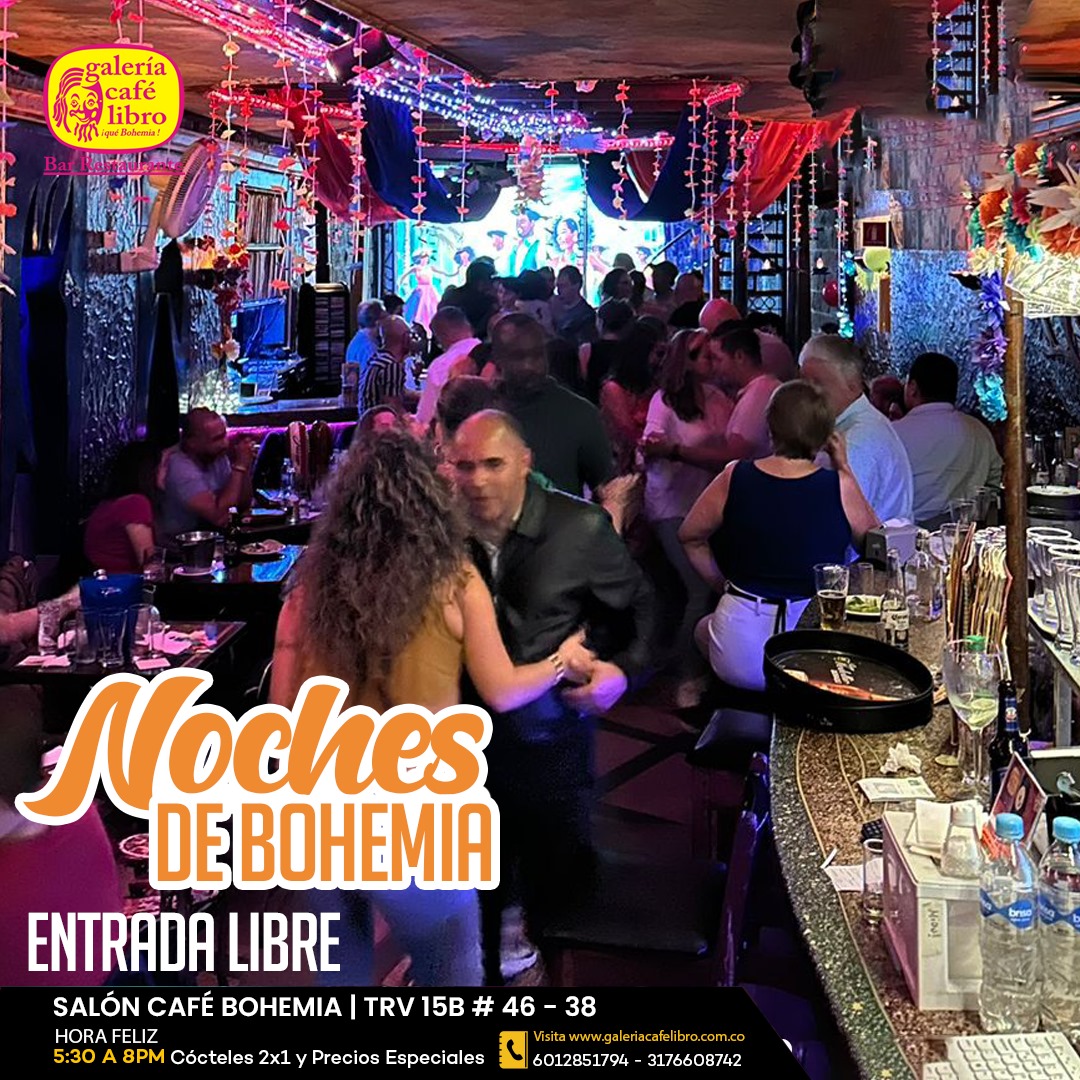 Imagen promoción Sal&oacute;n Caf&eacute; Bohemia "Entrada Libre"