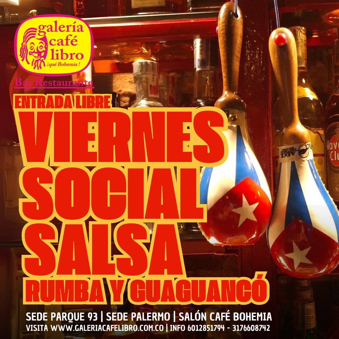 Imagen promoción Viernes "Entrada Libre"