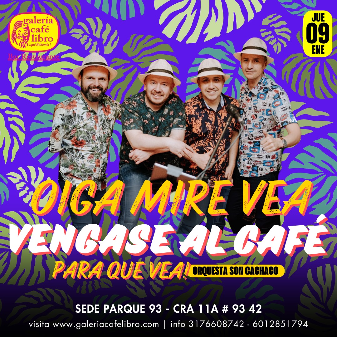 Imagen promoción Son Cachaco Orquesta