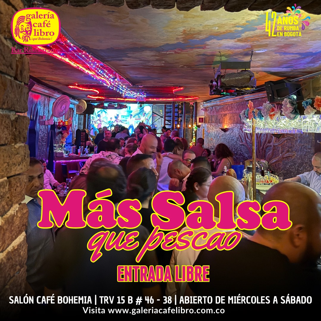 Imagen promoción Salón Café Bohemia "Entrada Libre"