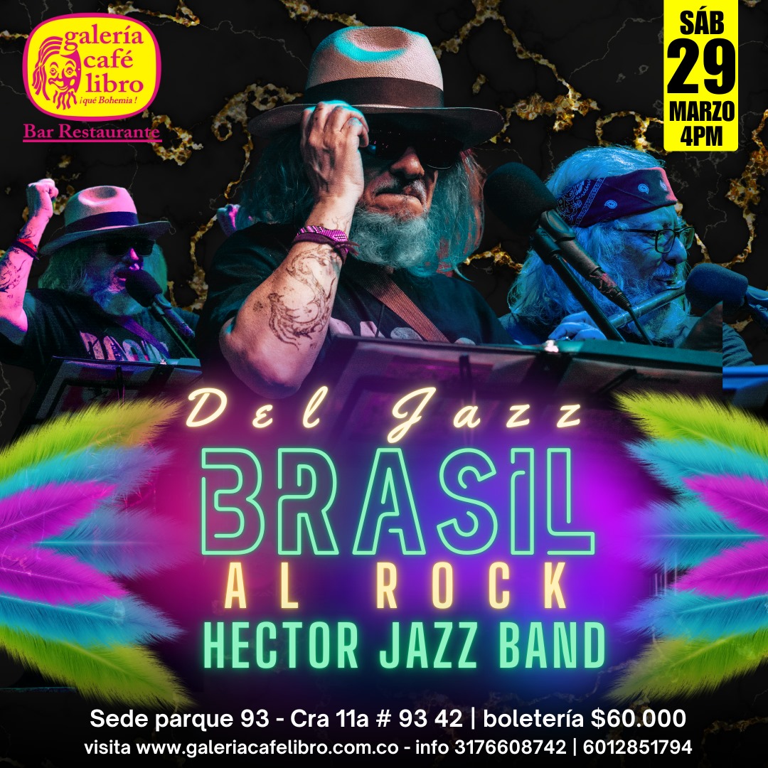 Imagen promoción Del Jazz Brasil al Rock - Héctor Jazz Band