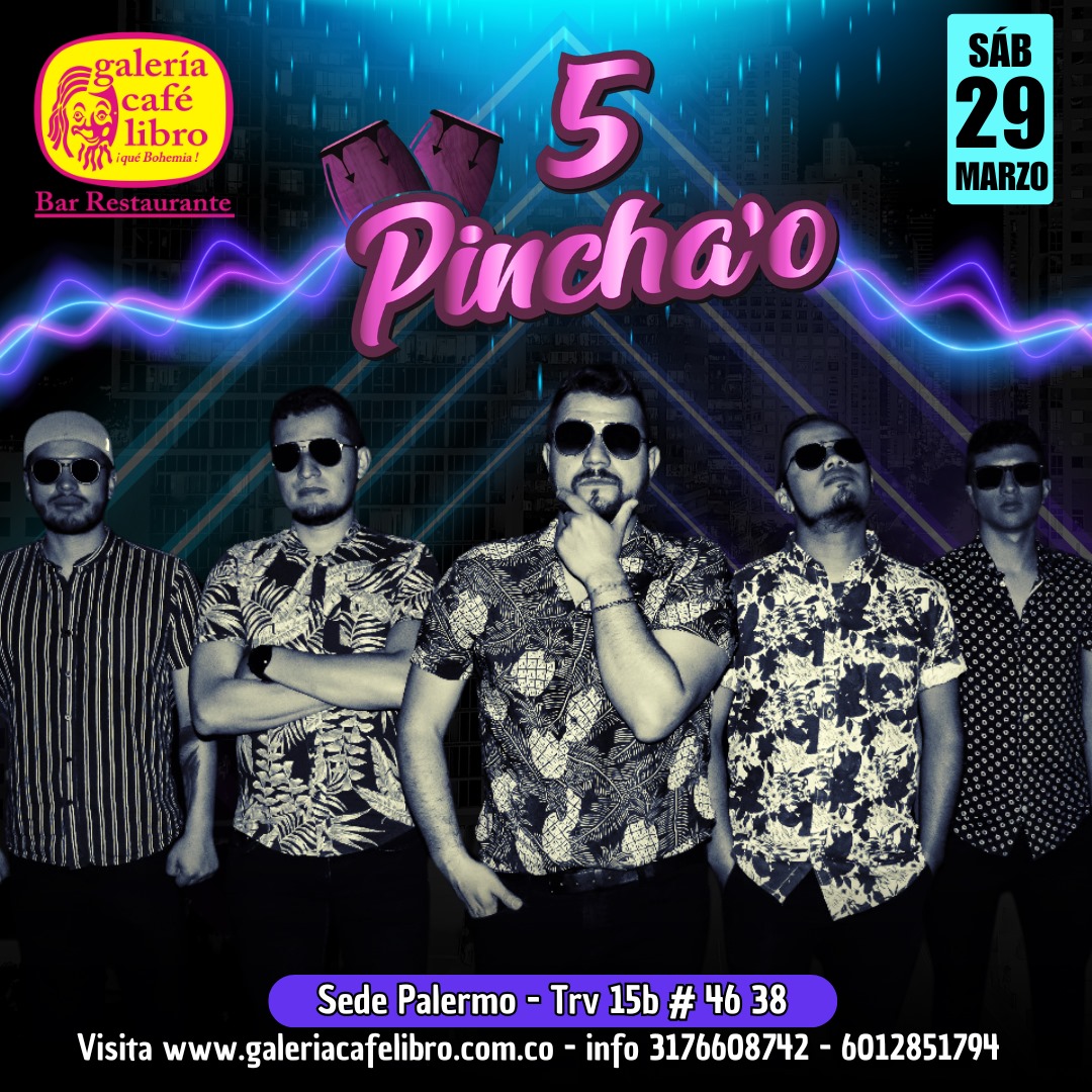 Imagen promoción 5 Pinchao "Clásicos de la salsa en vivo"