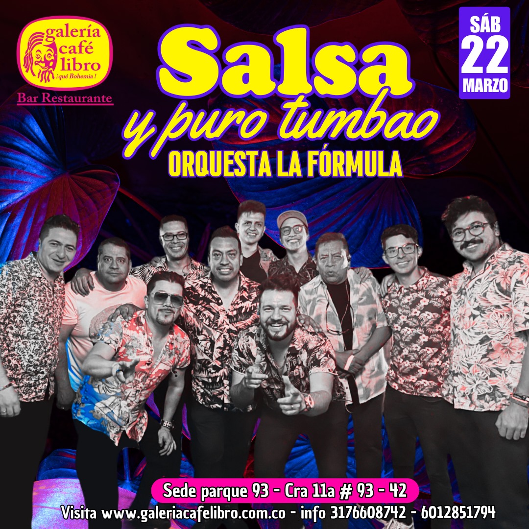 Imagen promoción Orquesta en vivo "La Fómula"