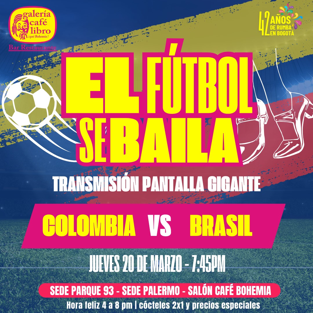 Imagen promoción El fútbol se baila "BRASIL VS COLOMBIA "