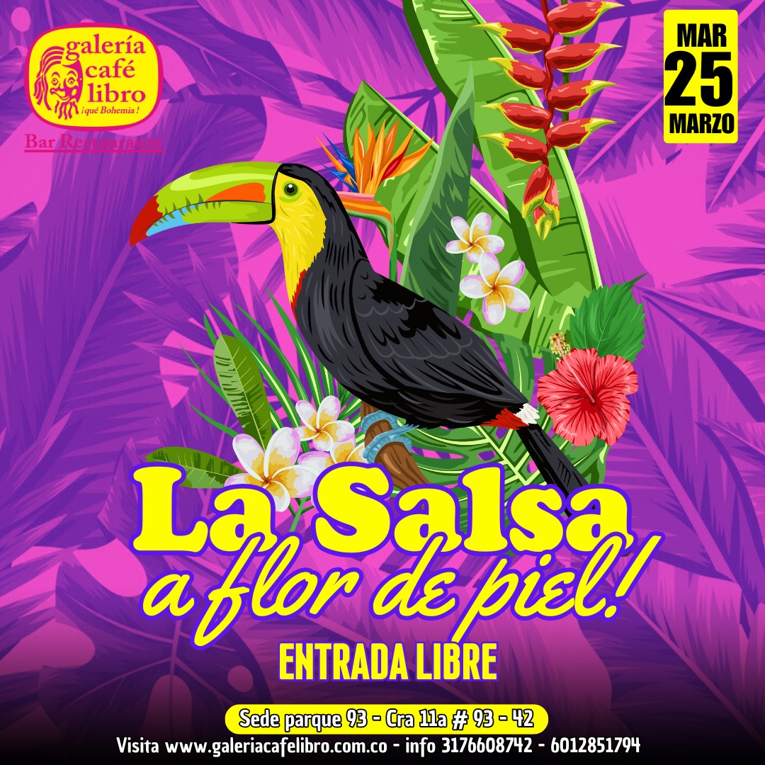 Imagen promoción Martes de Salsa y Parranda del Caribe