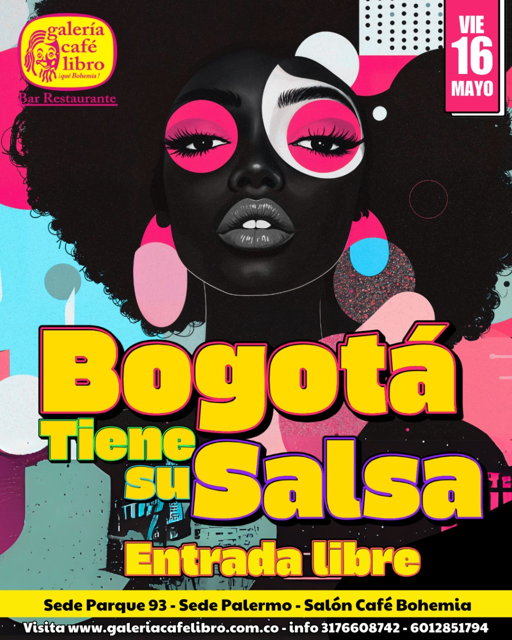 Imagen promoción Viernes "Bogotá tiene su salsa"