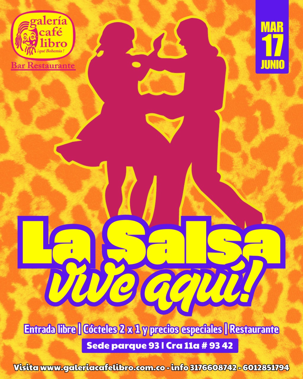 Imagen promoción Martes La Salsa Vive aquí