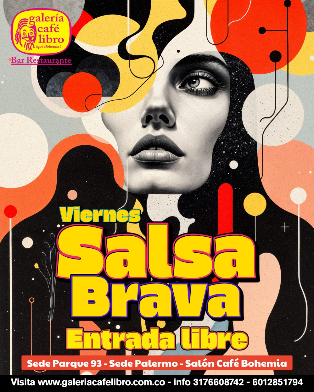 Imagen promoción Viernes Salsa Brava "Entrada Libre"