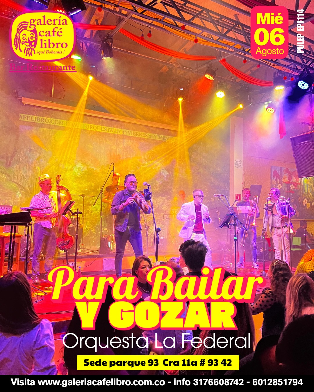 Imagen promoción Para Bailar y Gozar con la Federal Orquesta