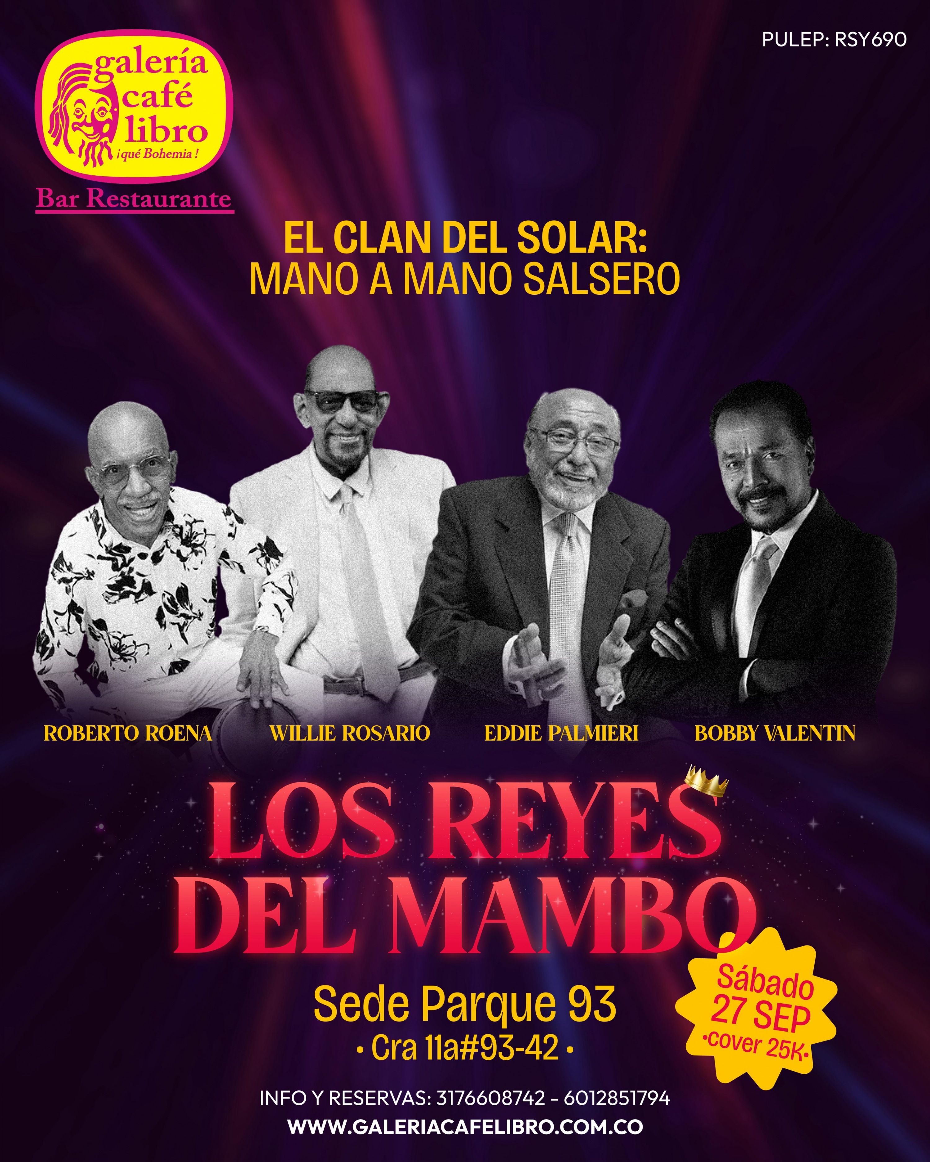 Imagen promoción El Clan del Solar presenta "Los Reyes del Mambo"