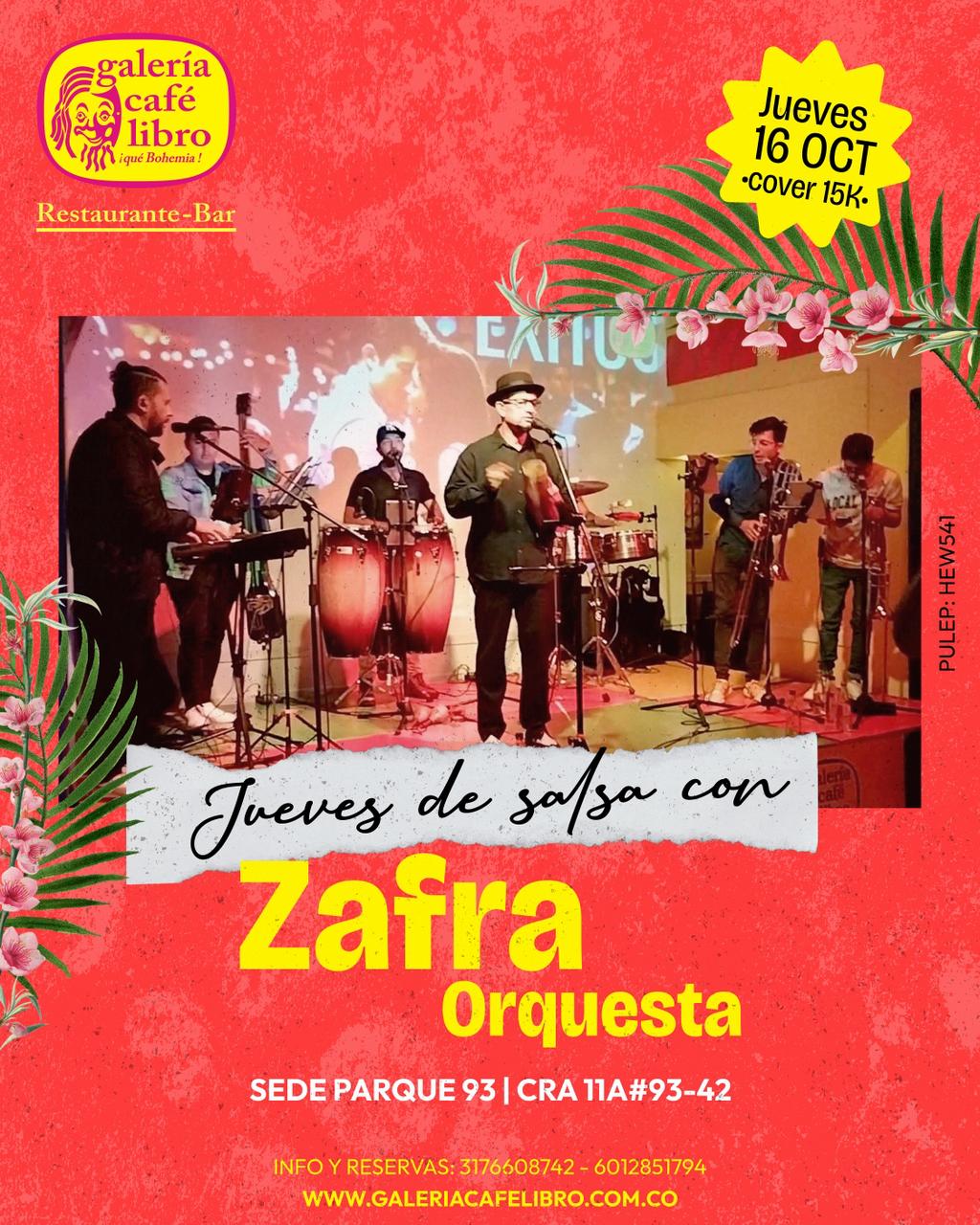 Programación Eventos - Galería Café Libro Zafra Orquesta