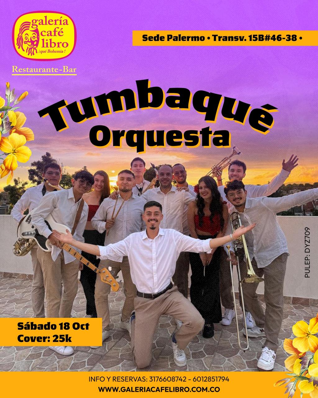 Programación Eventos - Galería Café Libro Tumabaqué Orquesta