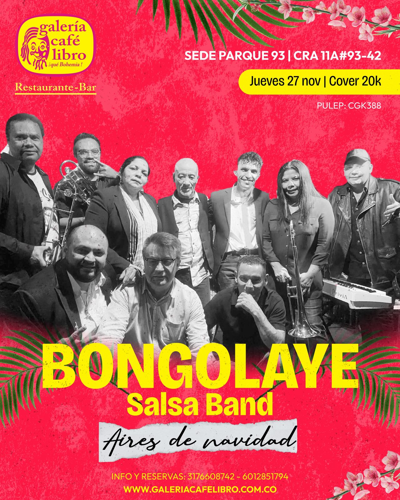 Imagen promoción Bongolaye Salsa Band "Aires de navidad"