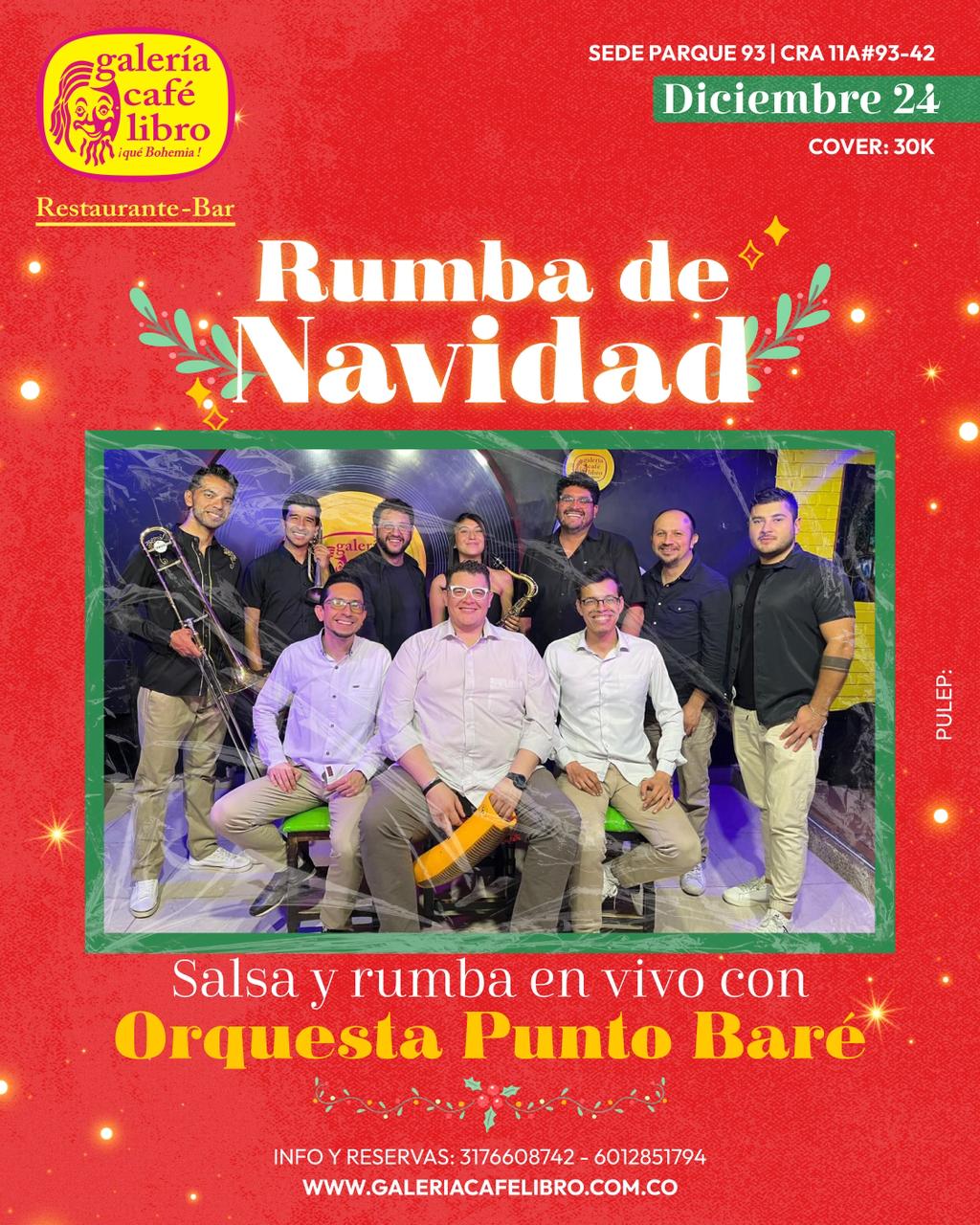 Imagen promoción Rumba de Navidad con orquesta