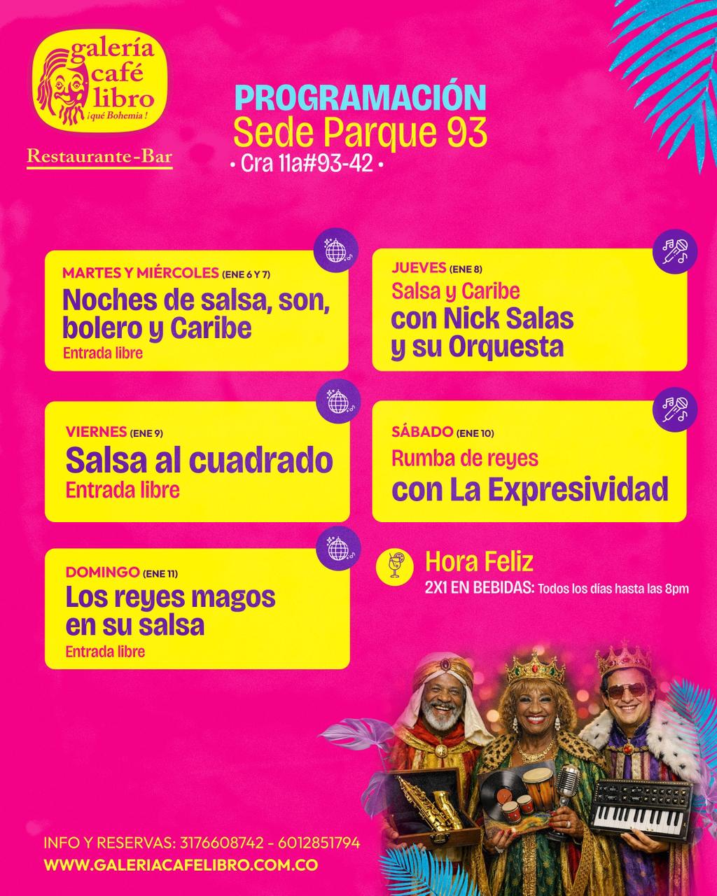 Noticia - Galería Café Libro Programación Semanal 93